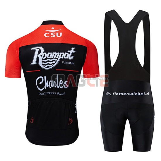 Maglia Roompot Charles Manica Corta 2019 Rosso Nero - Clicca l'immagine per chiudere